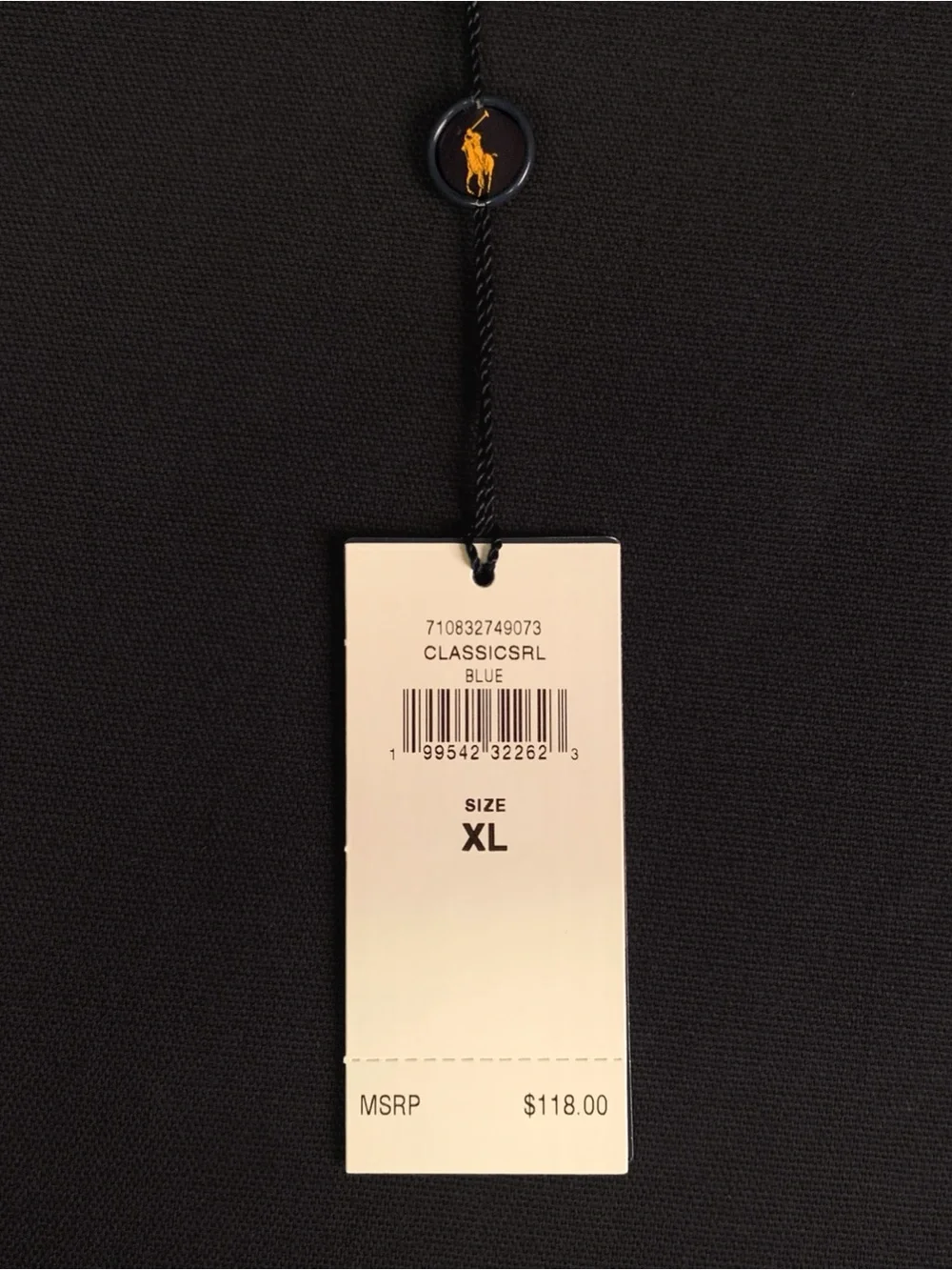 POLO RALPH LAUREN Custom Slim Fit Soft Cotton Short Sleeve Polo Shirt XL NWT